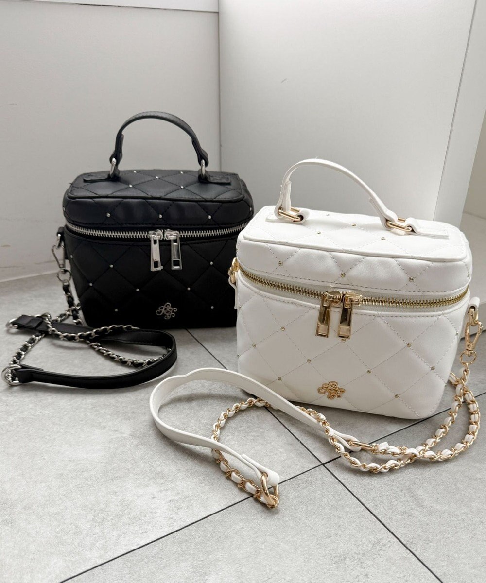 WEGO メタルパーツキルティングバニティショルダー 