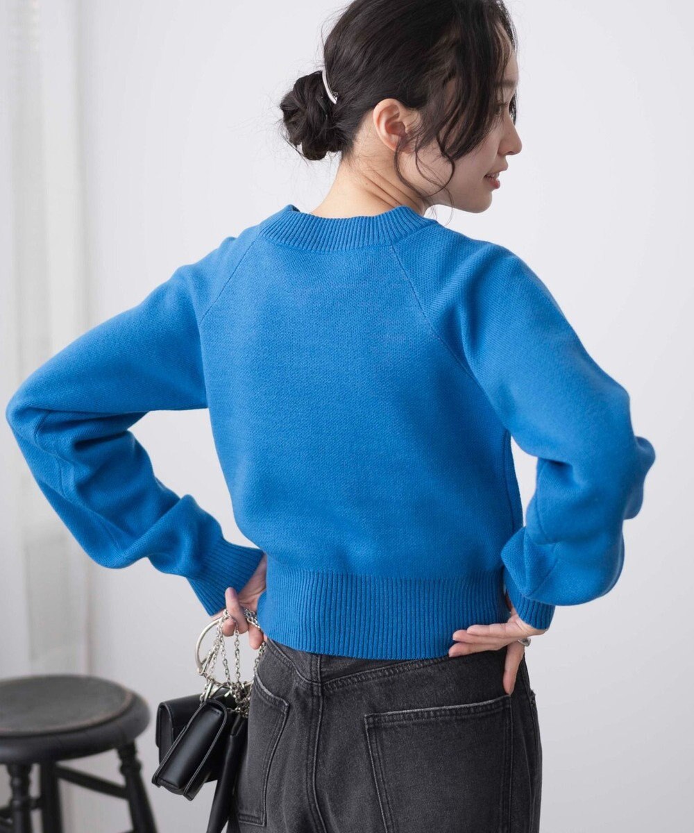 WEGO ジャガードショートニットプルオーバー 