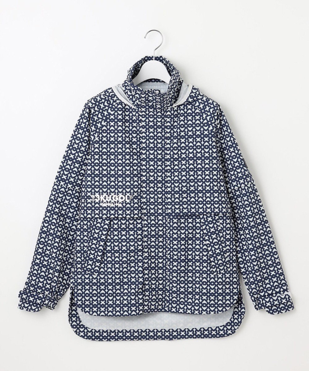 23区GOLF 【WOMEN】モノグラム ポケッタブルレインブルゾン 