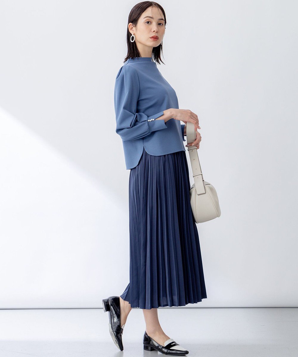 組曲 【WEB限定・2SET】ポンチトップス×プリーツスカートセットアップ 