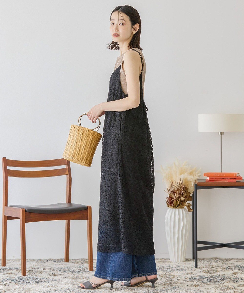 AMERICAN HOLIC レースキャミロングワンピース 