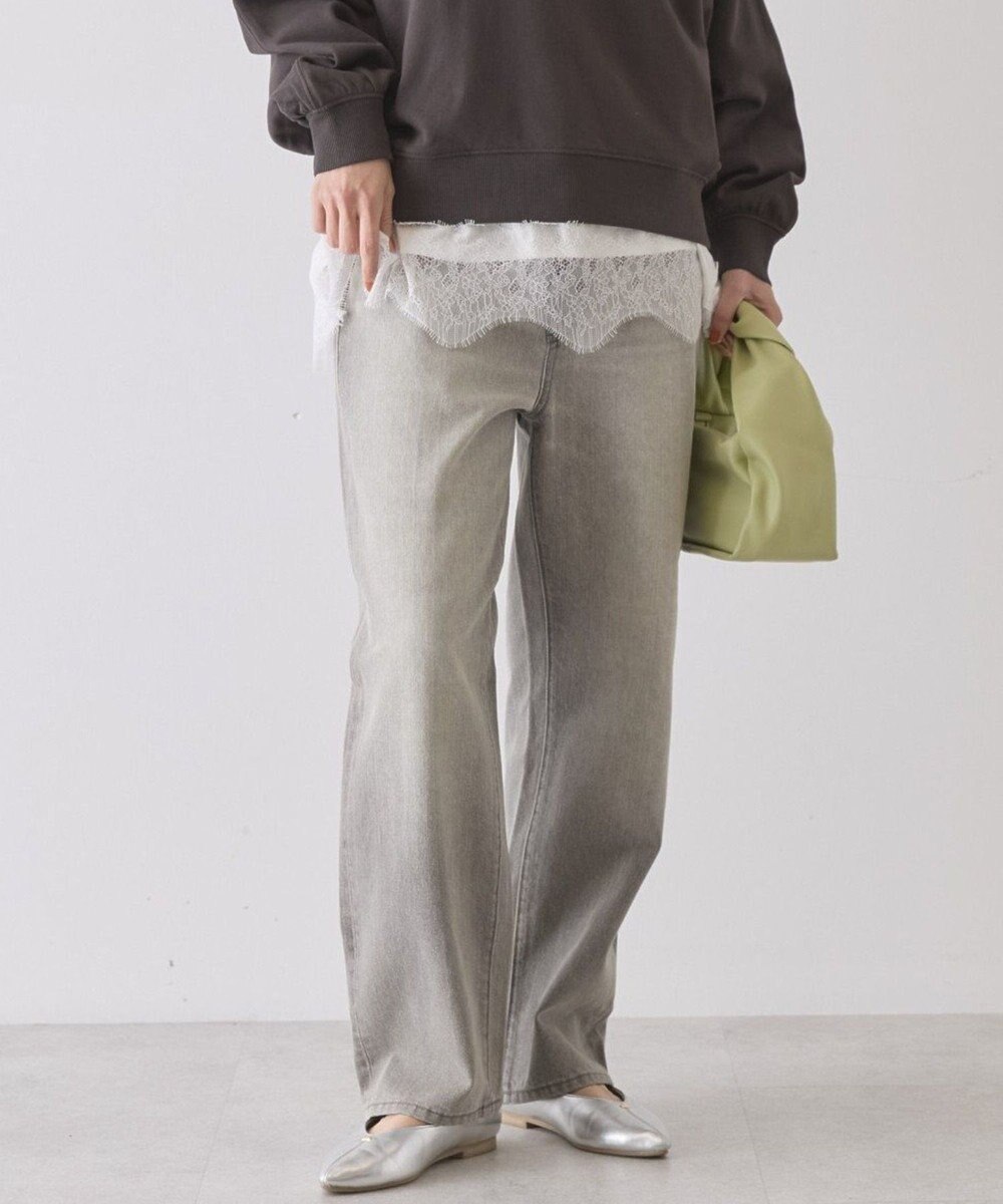 AMERICAN HOLIC ルーズストレートデニムパンツ 