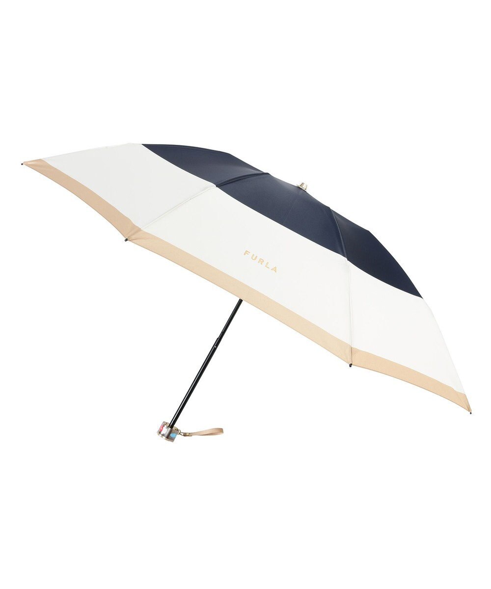 MOONBAT FURLA  折りたたみ傘 カラーボーダー 大きめ55cm 日本製 