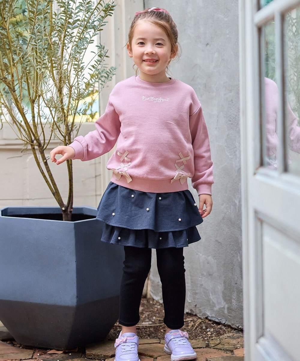 ANY KIDS 裾レースアップトレーナー 