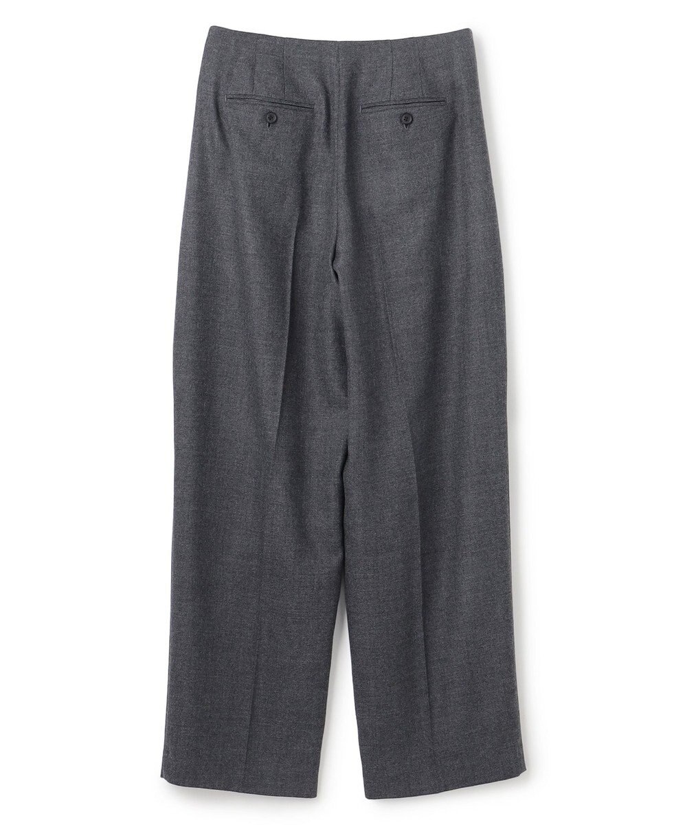 BEIGE， TERNES / 変形タックウールワイドパンツ 