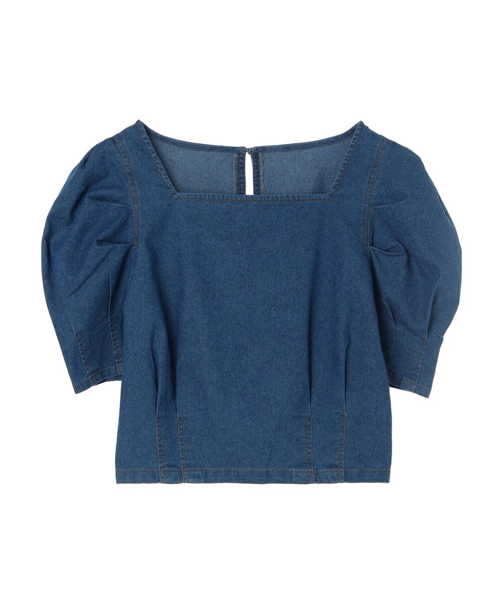 earth music&ecology パワショルスクエアネックプルオーバー 