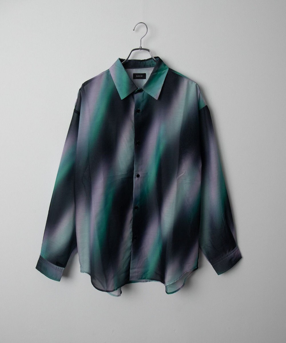 WEGO シアーパターンBIGシャツ（LS） 