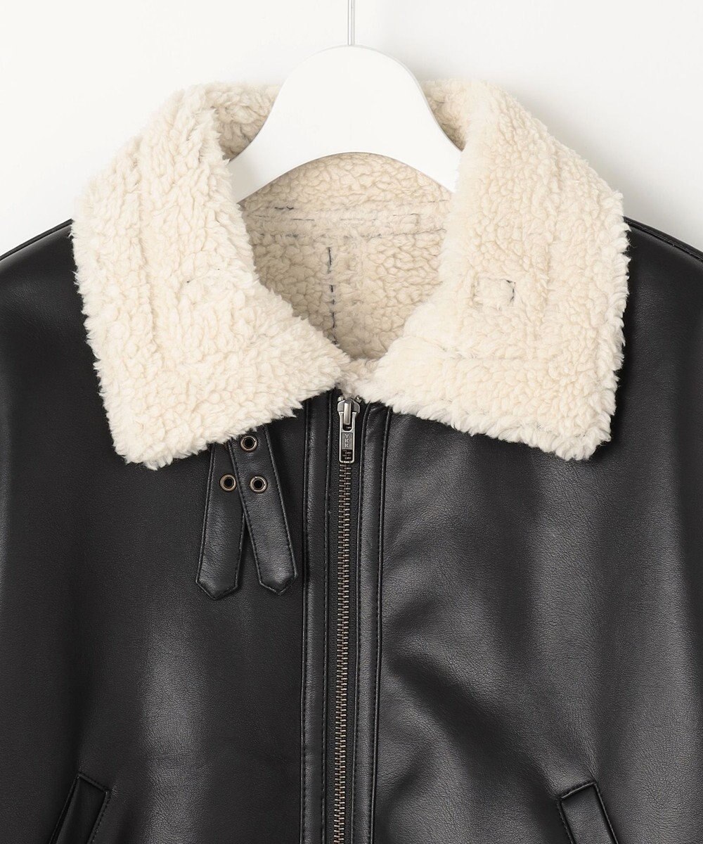 Feroux 【古畑星夏さん着用】ボアフライト ジャケット 