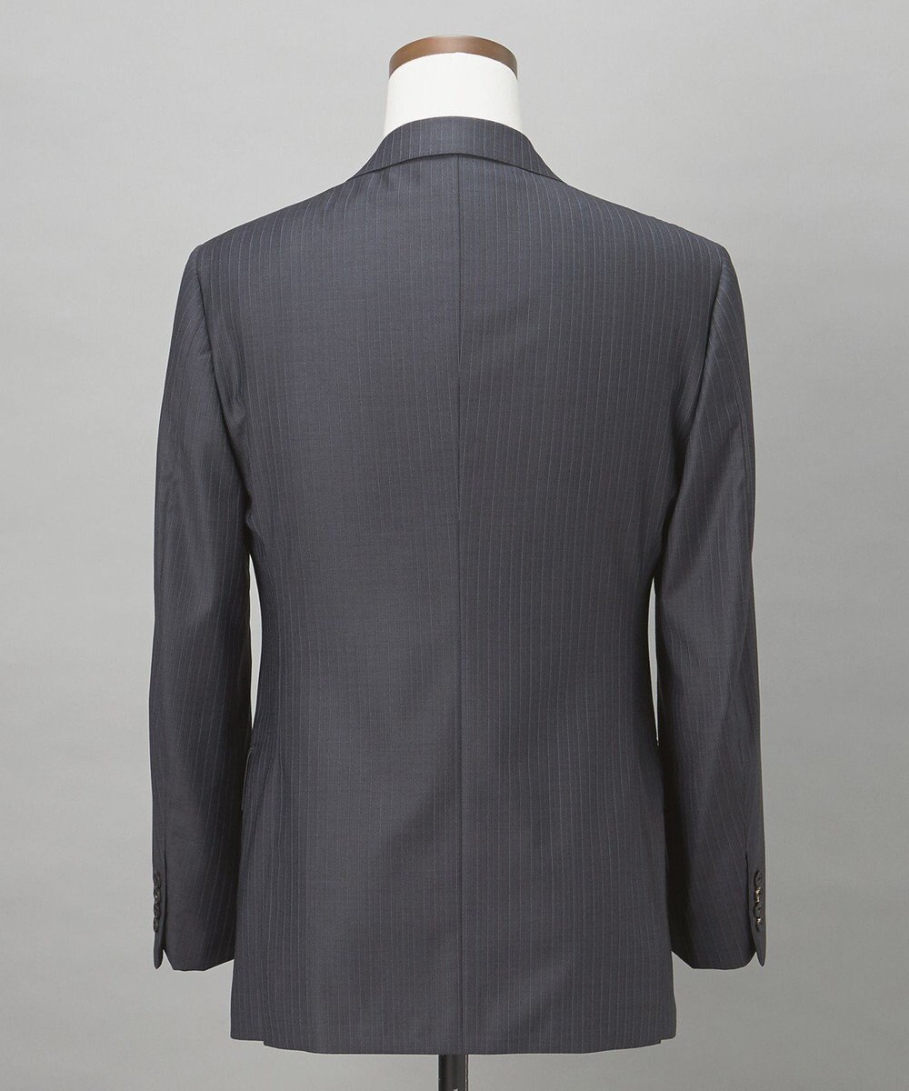 GOTAIRIKU 【Loro Piana Fabric】365 通年スーツ(グレー×ストライプ) 