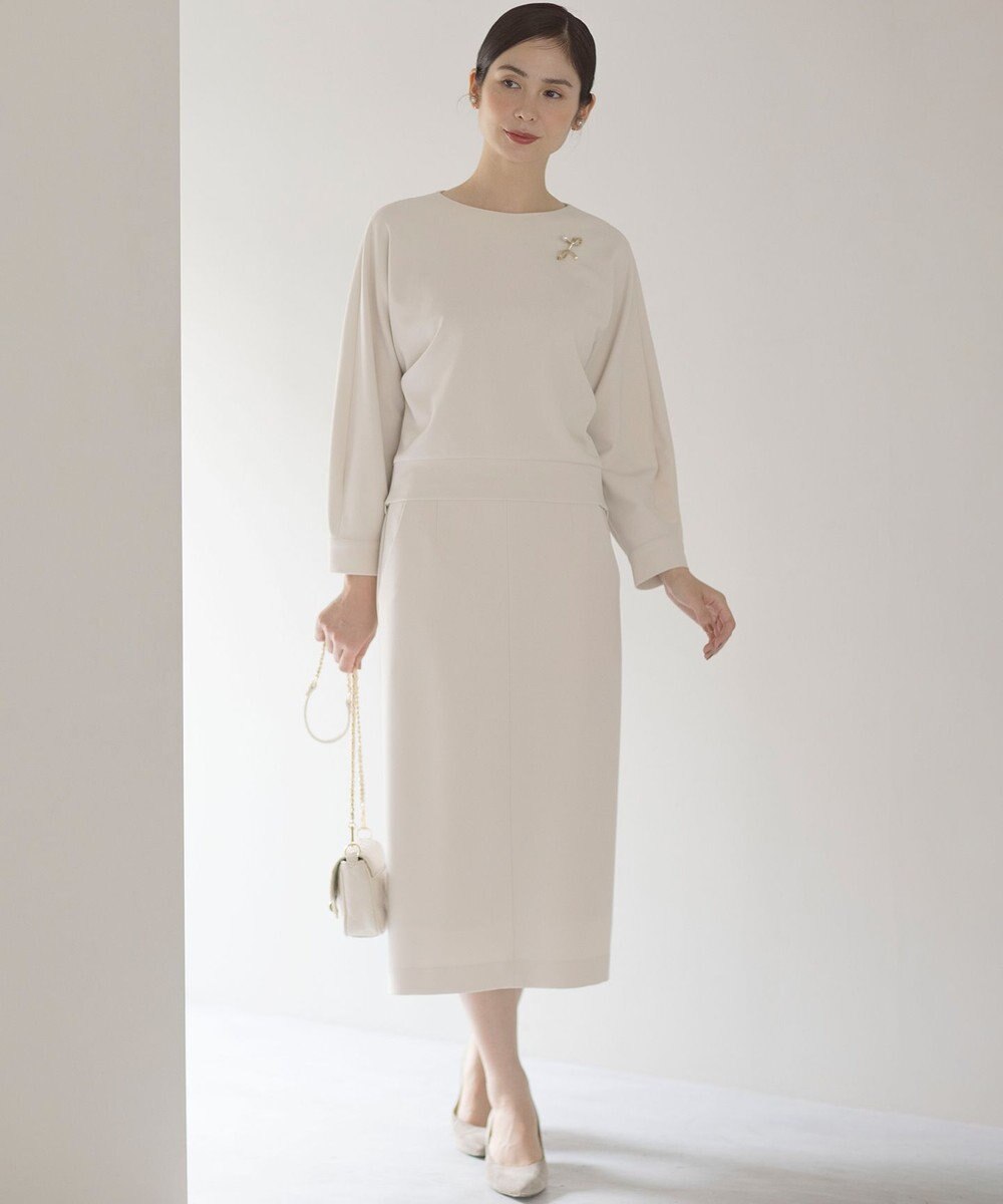 組曲 L 【KUMIKYOKU NAVY】コンフォータブルアムンゼン タイトスカート 