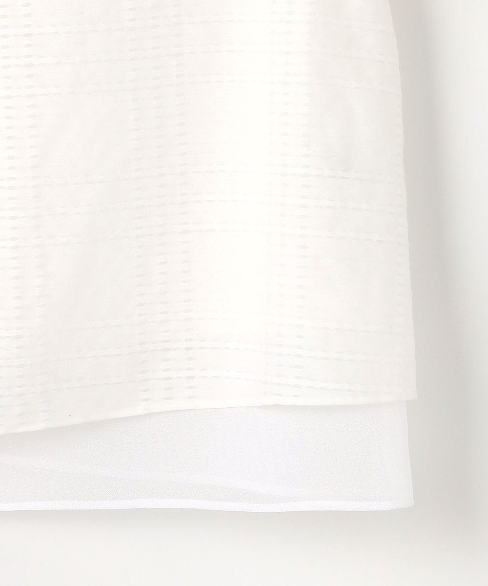 J.PRESS LADIES レーシーチェック クルーネック カットソー 