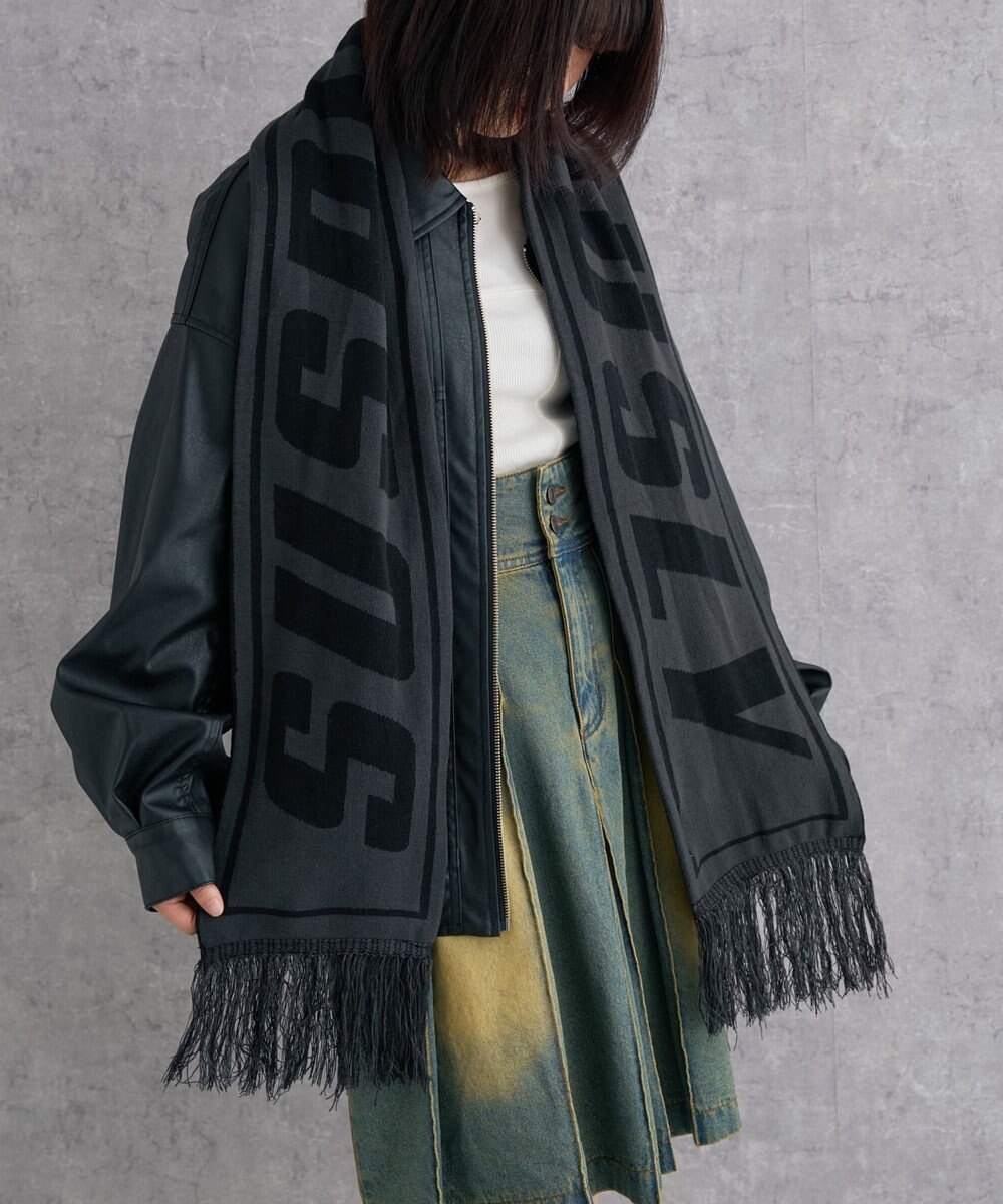 WEGO 【ユニセックス着用ITEM】ロゴマフラー 