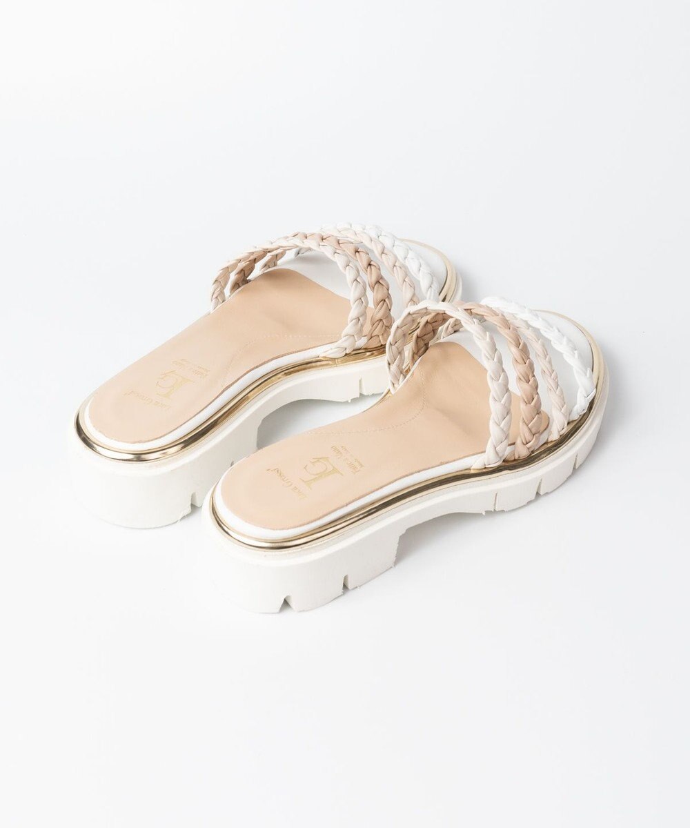 BONTRE 【LucaGrossi/ルカグロッシ】編み込みベルトサンダル 