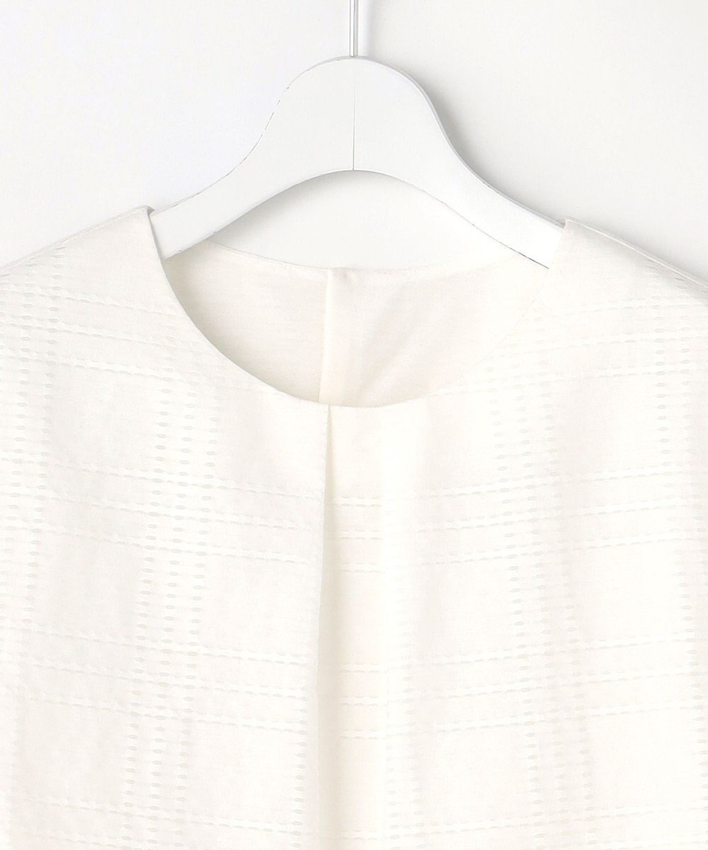 J.PRESS LADIES レーシーチェック クルーネック カットソー 