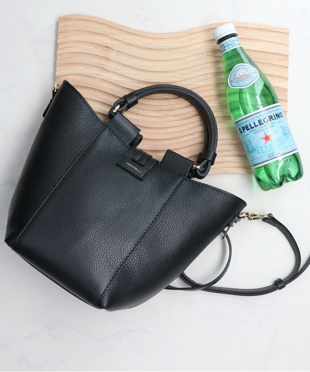 INTER-CHAUSSURES 【LORISTELLA】レザーハンドルハンドバッグ 