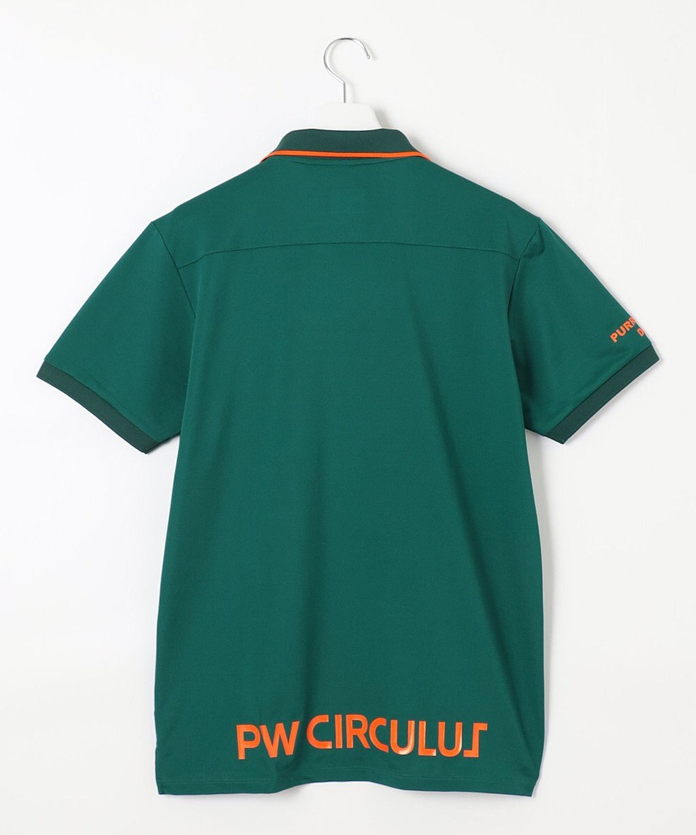PW CIRCULUS 【MEN】【ストレッチ / UVケア】ガゼット カノコ ポロシャツ 
