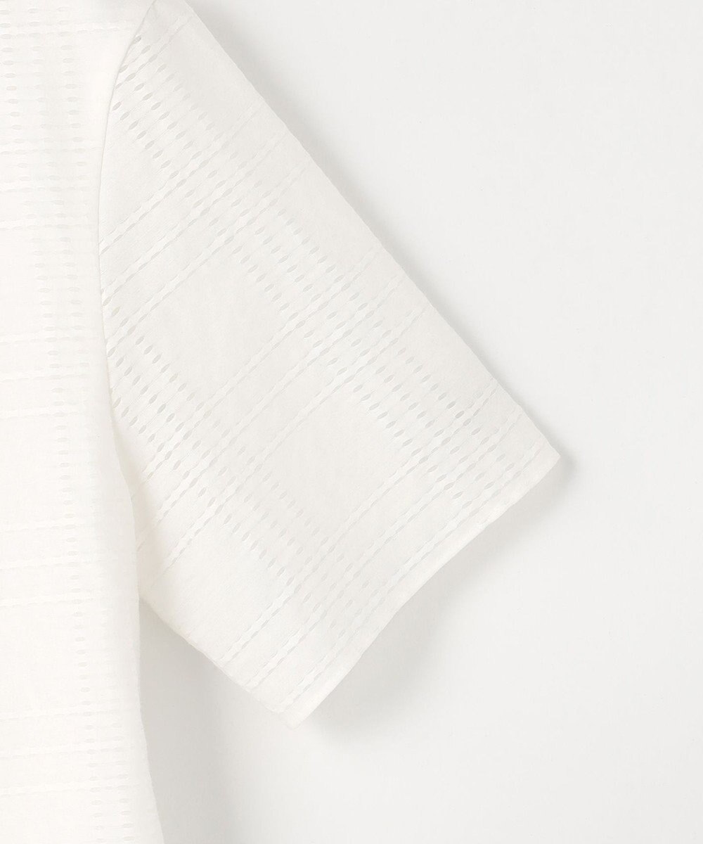 J.PRESS LADIES レーシーチェック クルーネック カットソー 