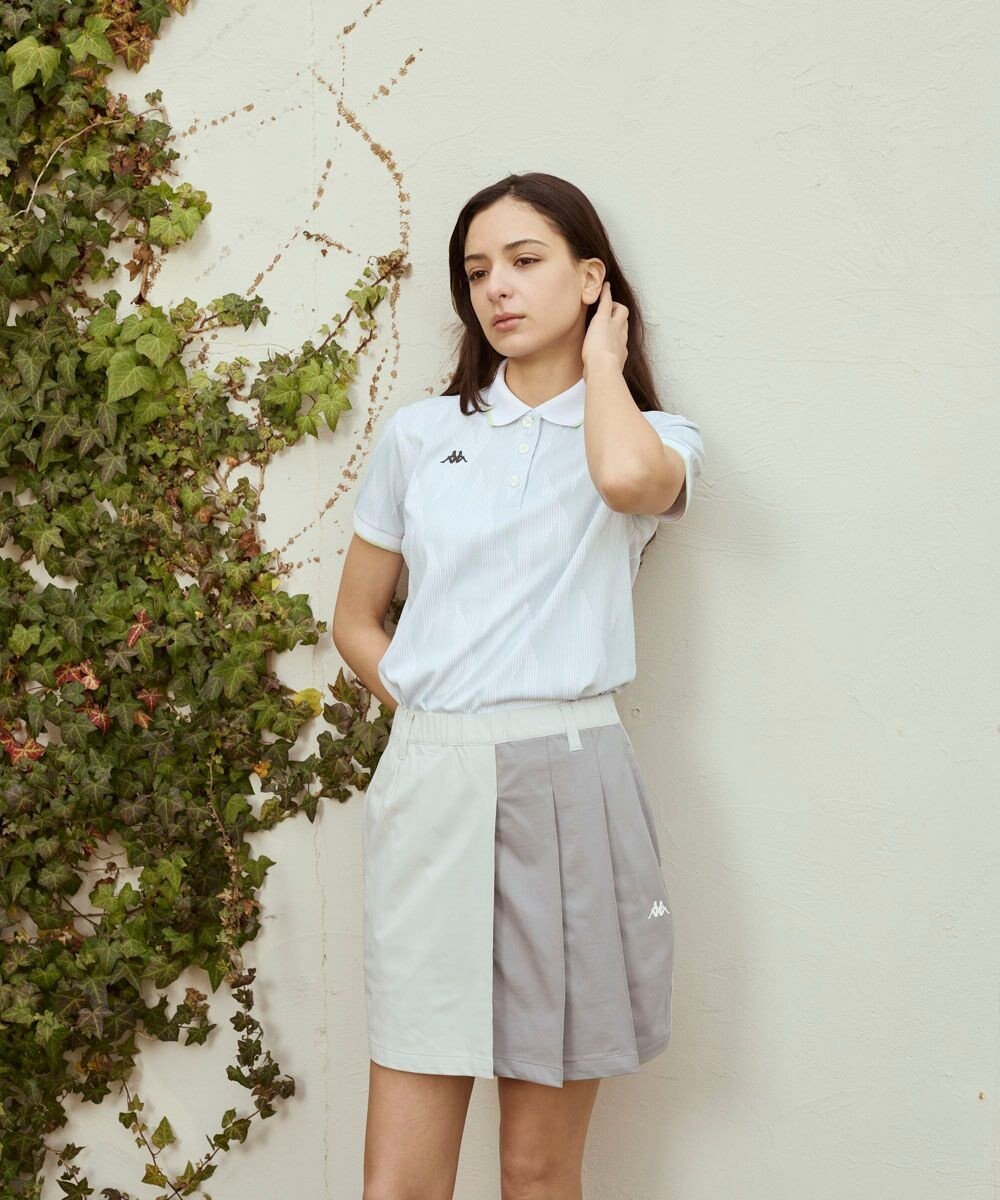 FILA GOLF／marie claire 【Kappa】ハーフプリーツスカート 