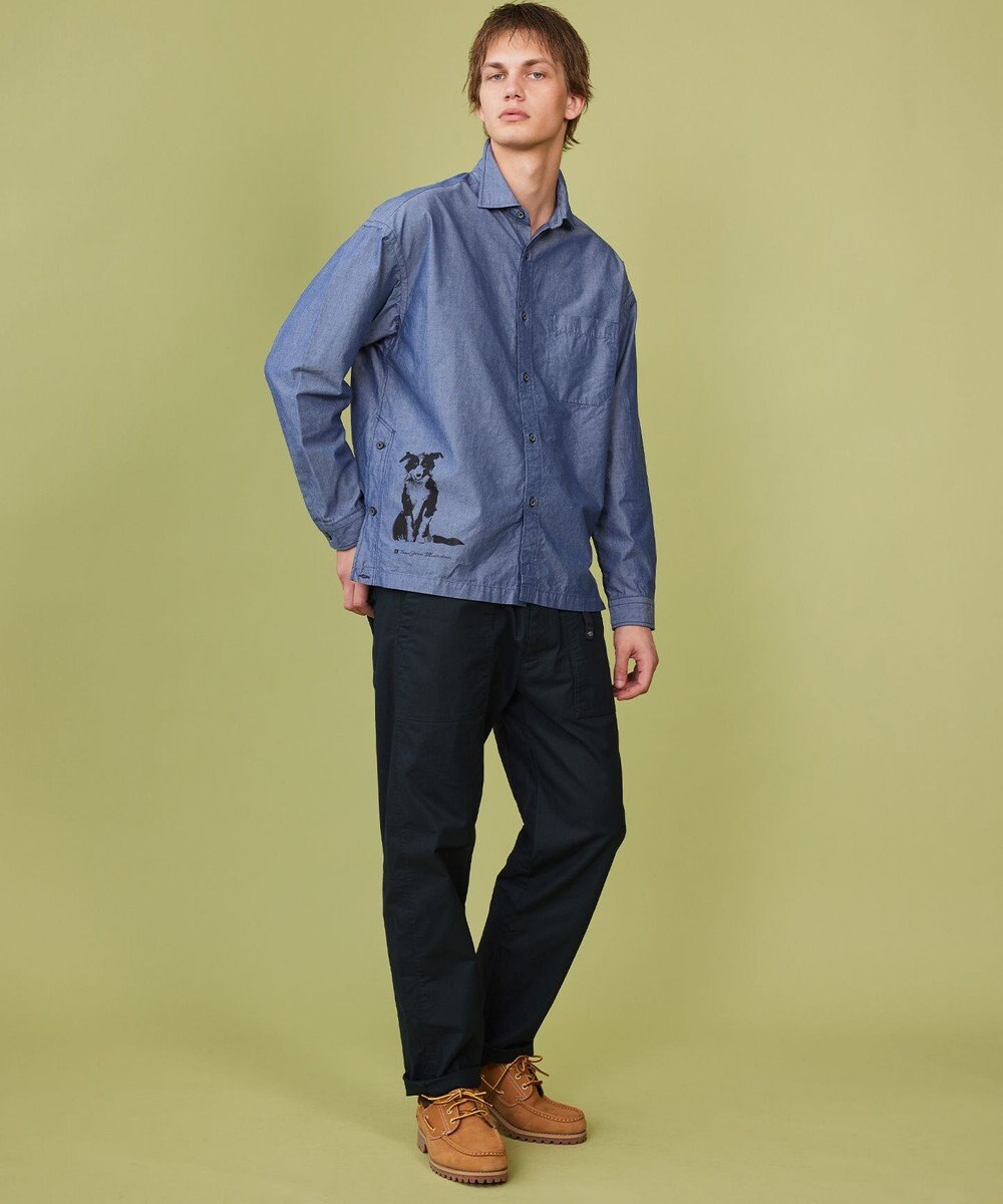 JOSEPH ABBOUD MOUNTAIN 【JAPANファブリック/ストレッチ】ビックライズストレッチ ベイカー パンツ 