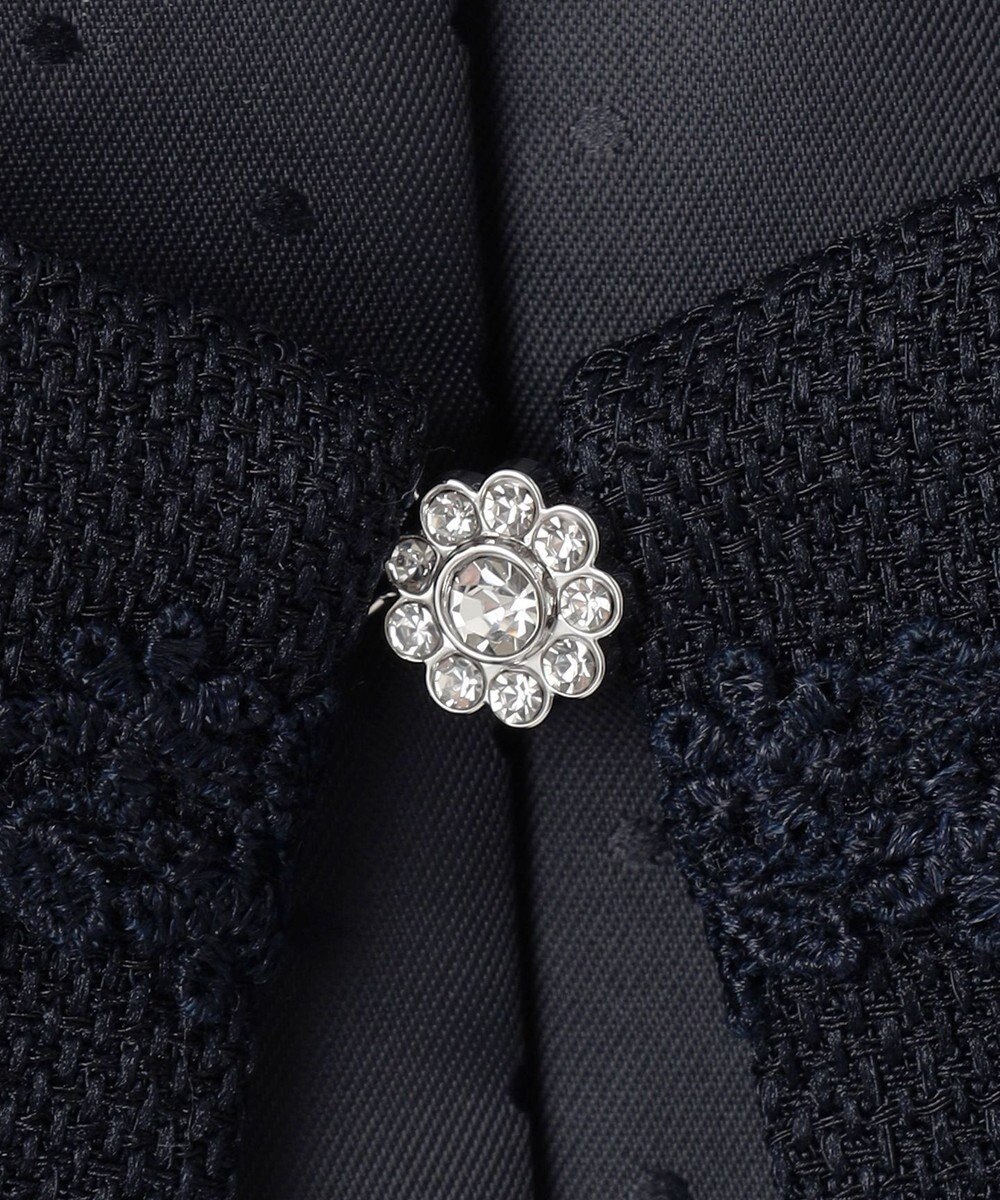 ANY KIDS 裾スカラップノーカラージャケット 