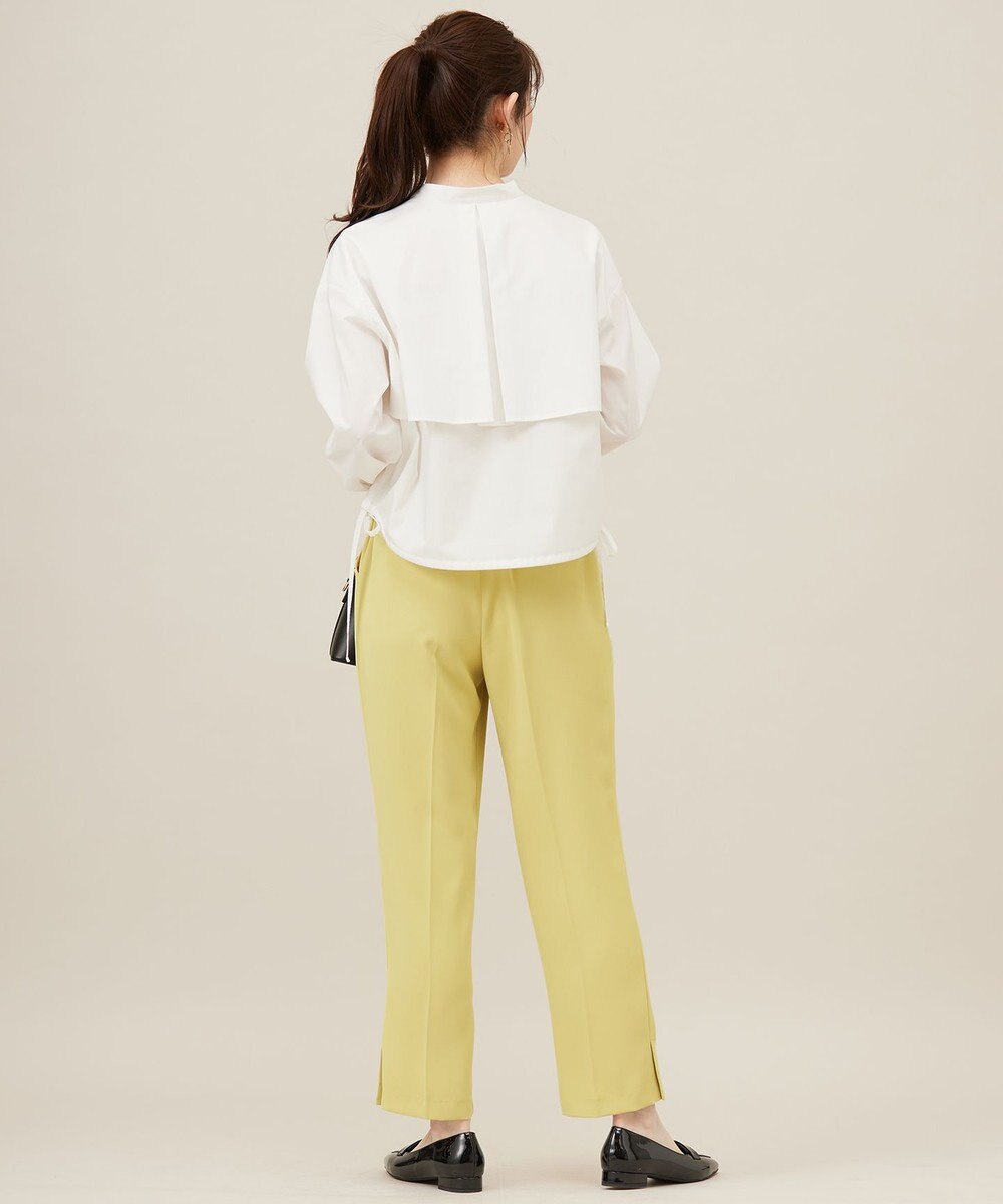 ANY SIS 【UVカット・接触冷感・速乾】クロップトヨークハオリ シャツ 