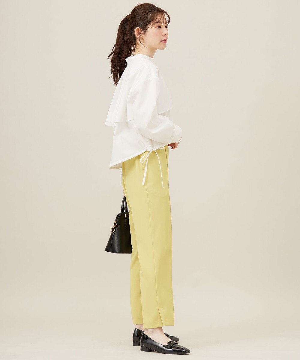 ANY SIS L 【UVカット・接触冷感・速乾】クロップトヨークハオリ シャツ 