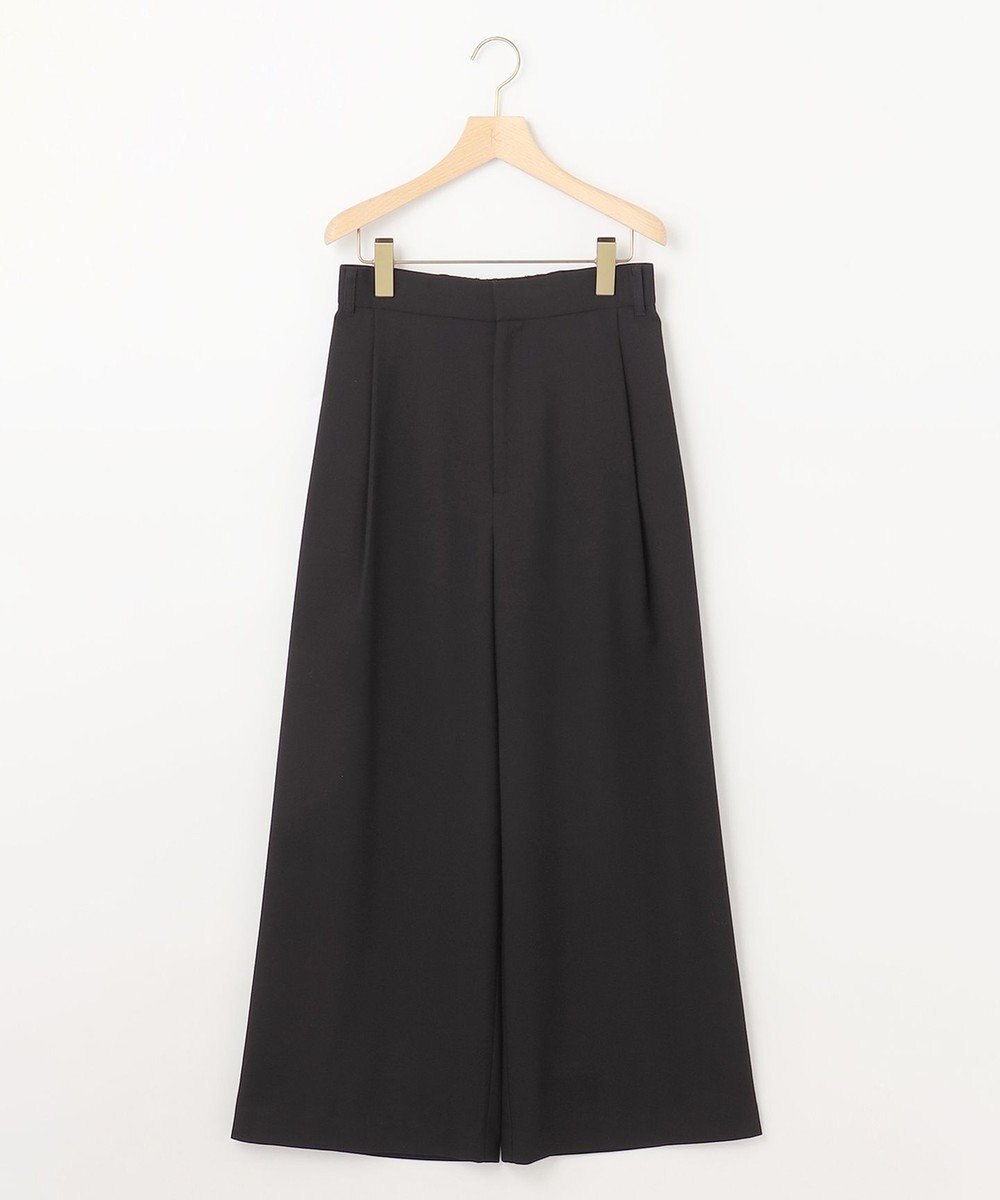 組曲 T/Rツイルストレッチ ワイドパンツ 