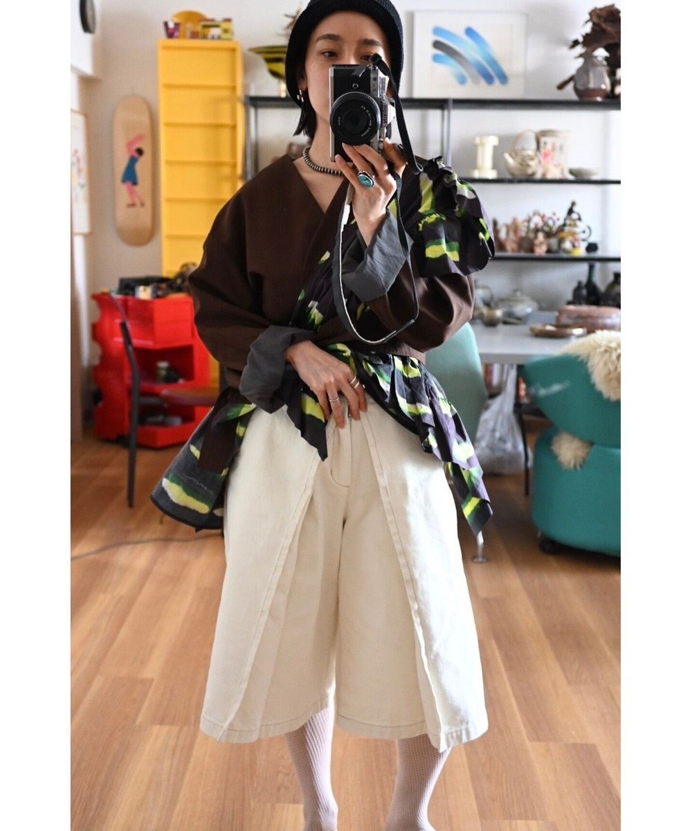 woadblue 【157】HALF TUCK SHORTS 