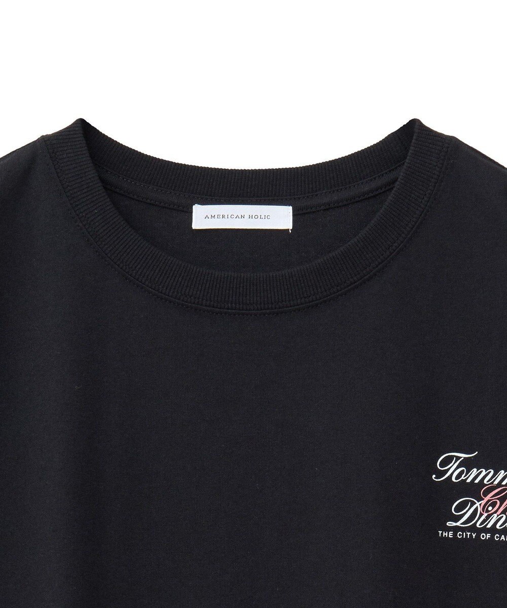AMERICAN HOLIC バックロゴプリントTシャツ 