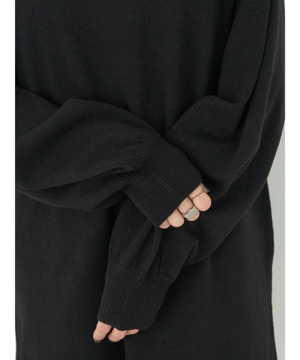 earth music&ecology バックヘムプリーツチュニック 