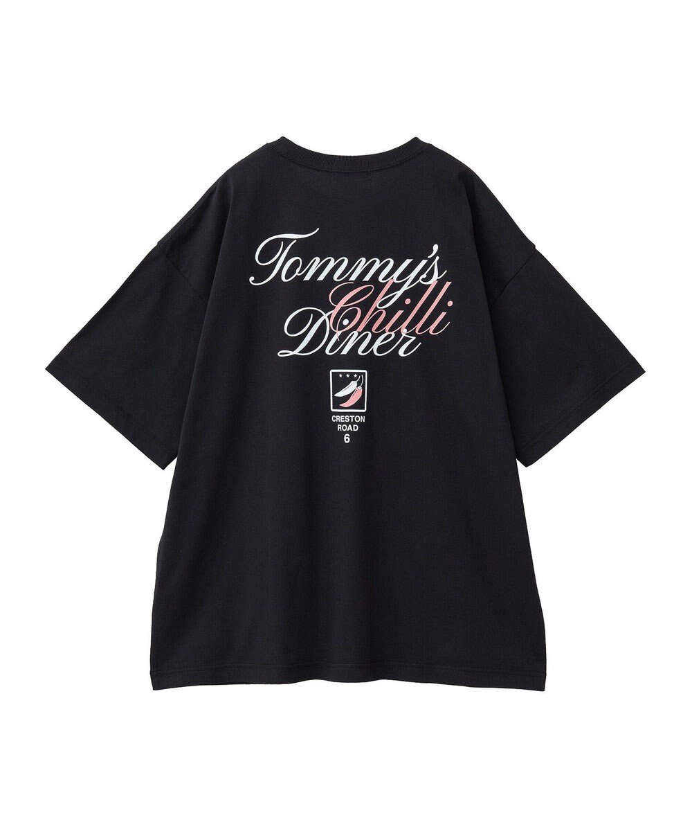 AMERICAN HOLIC バックロゴプリントTシャツ 