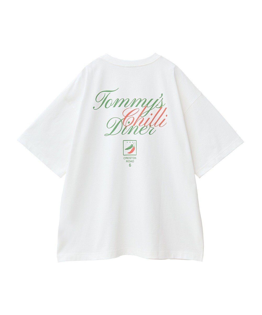 AMERICAN HOLIC バックロゴプリントTシャツ 