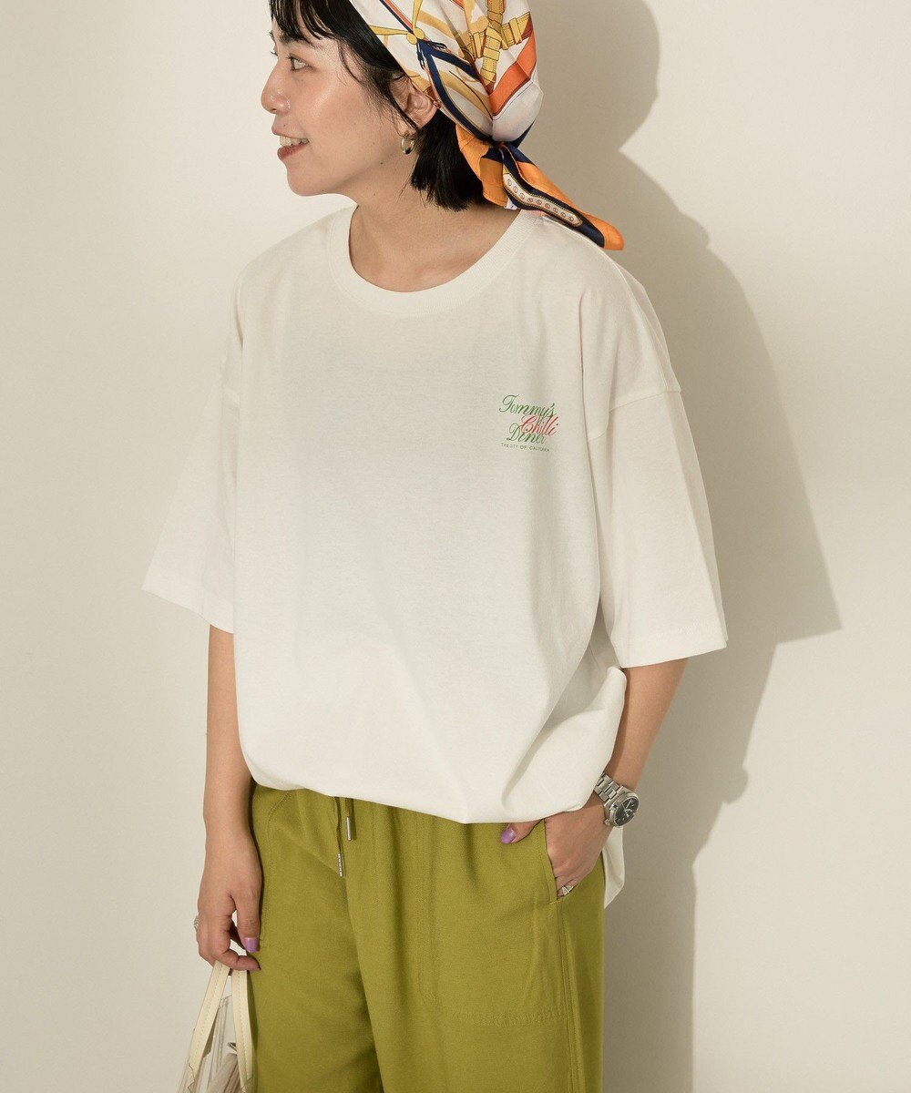 AMERICAN HOLIC バックロゴプリントTシャツ 
