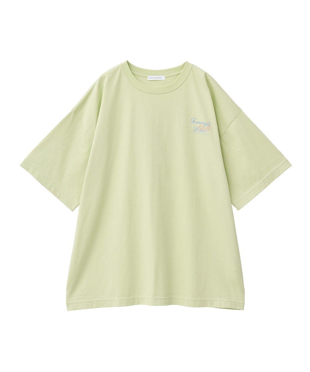 AMERICAN HOLIC バックロゴプリントTシャツ 