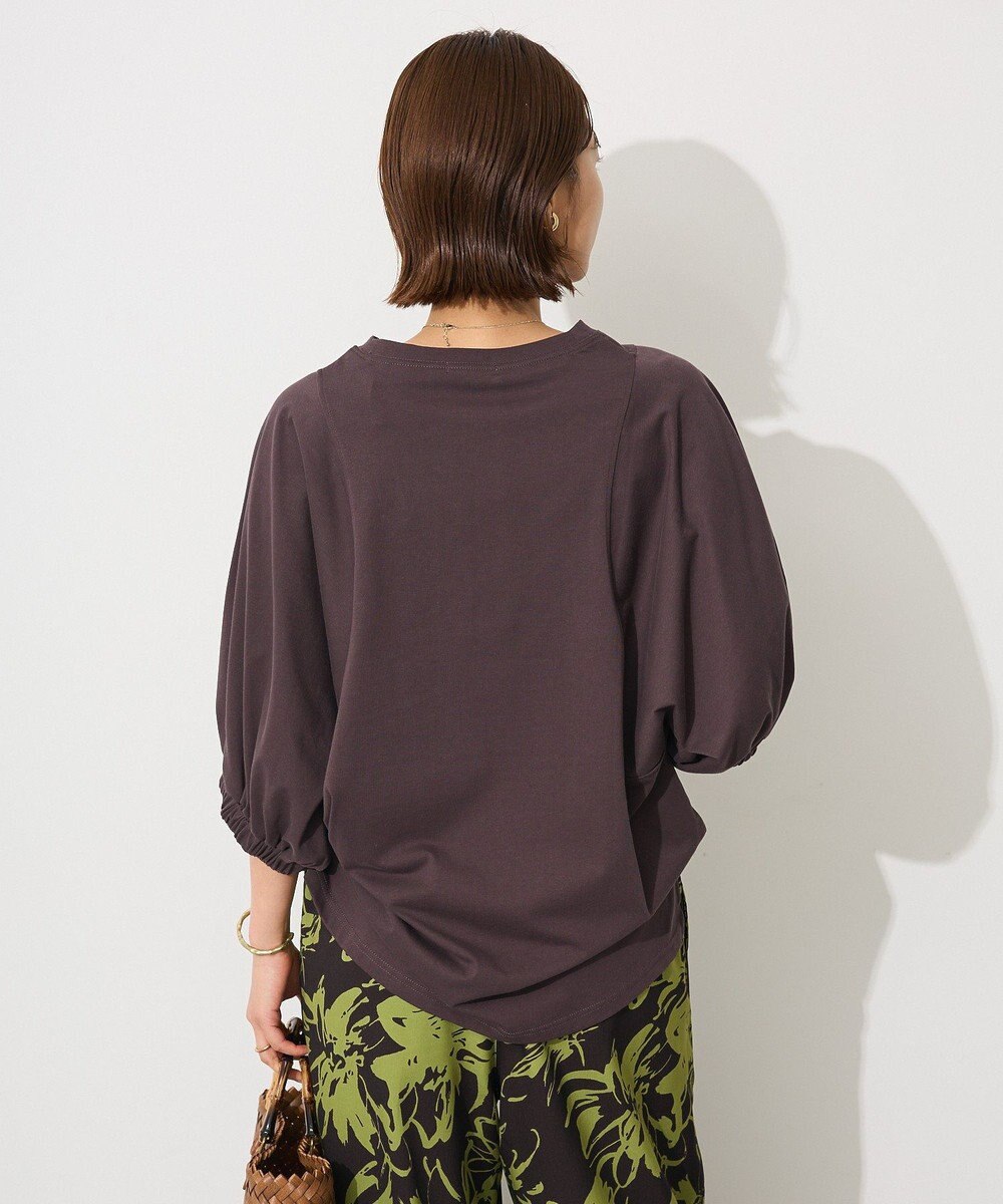 CRAFT STANDARD BOUTIQUE 接触冷感/UVカット スクエアボリュームスリーブプルオーバー 