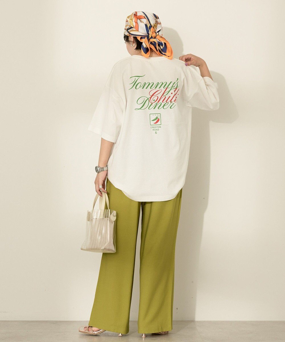 AMERICAN HOLIC バックロゴプリントTシャツ 