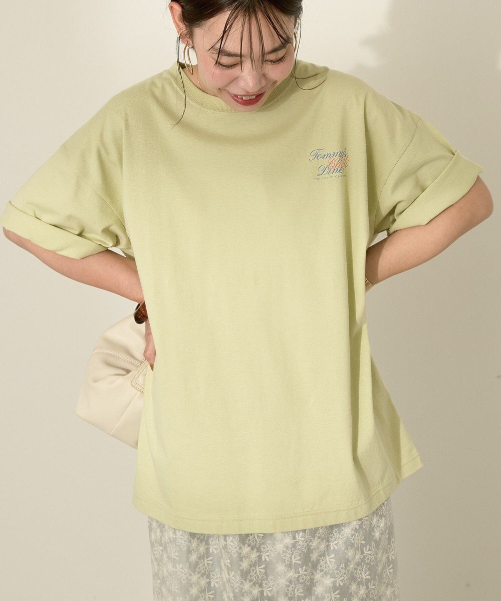 AMERICAN HOLIC バックロゴプリントTシャツ 