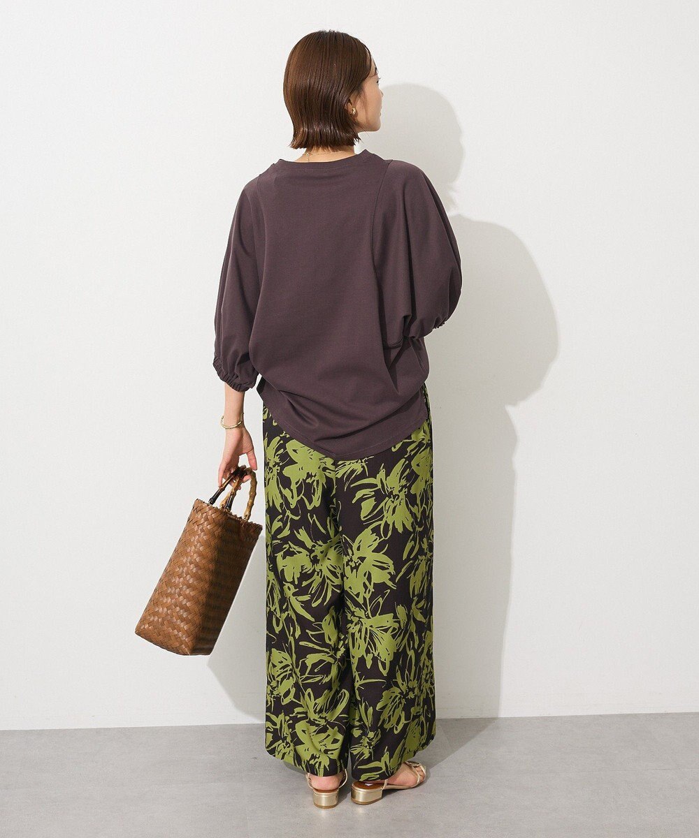 CRAFT STANDARD BOUTIQUE 接触冷感/UVカット スクエアボリュームスリーブプルオーバー 