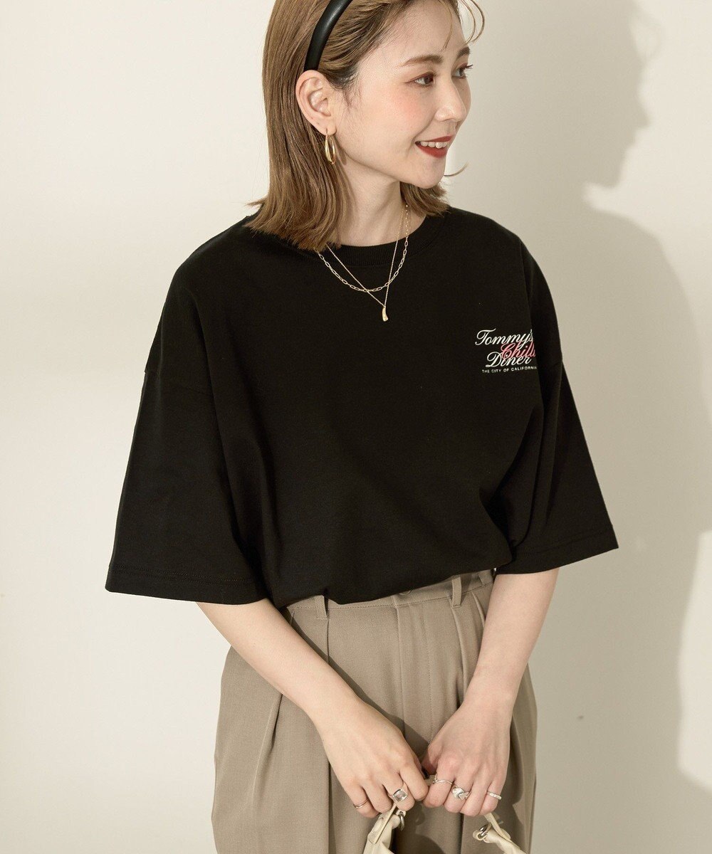 AMERICAN HOLIC バックロゴプリントTシャツ 