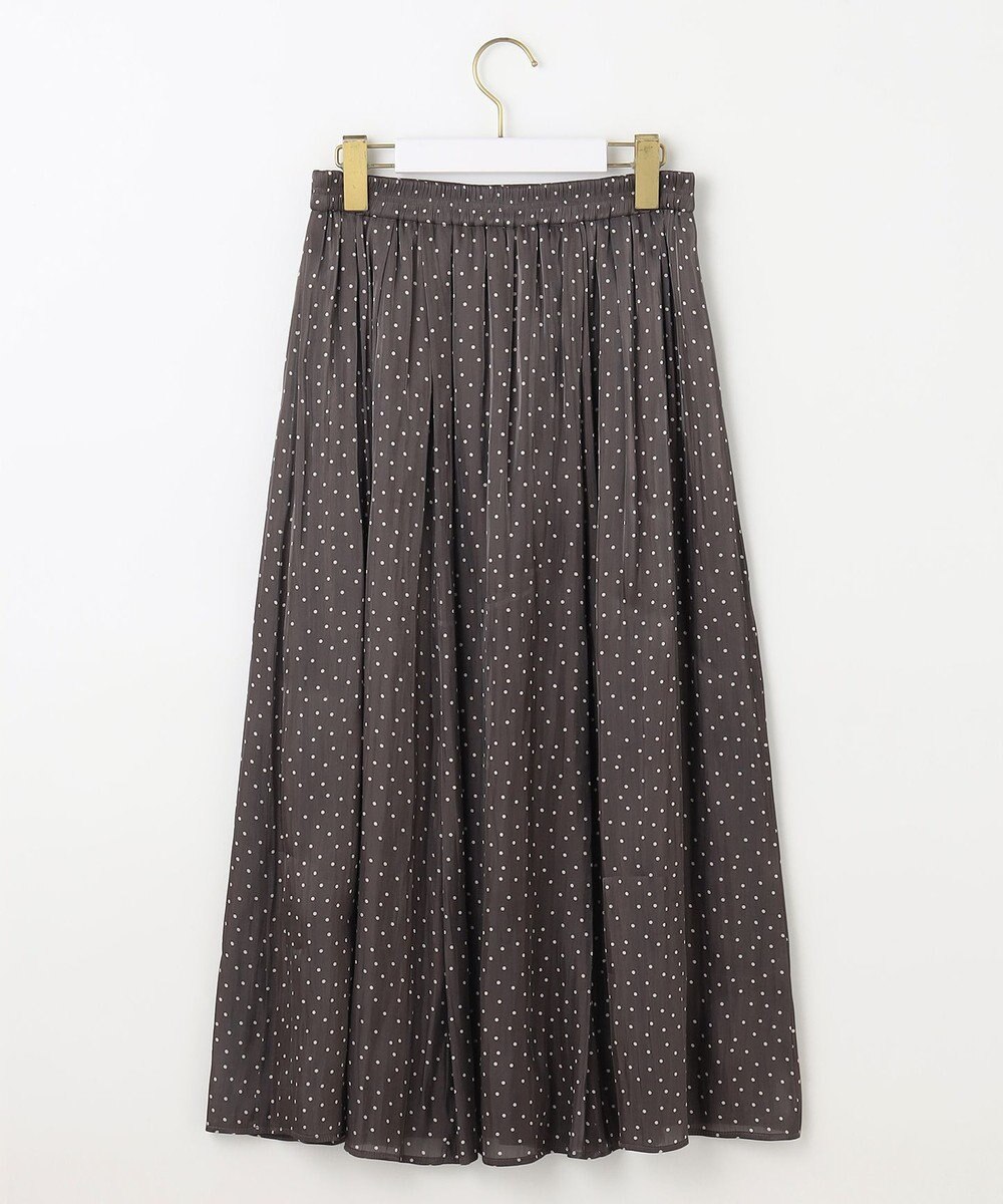 ANY SIS 【洗える】シャイニードットギャザー スカート 