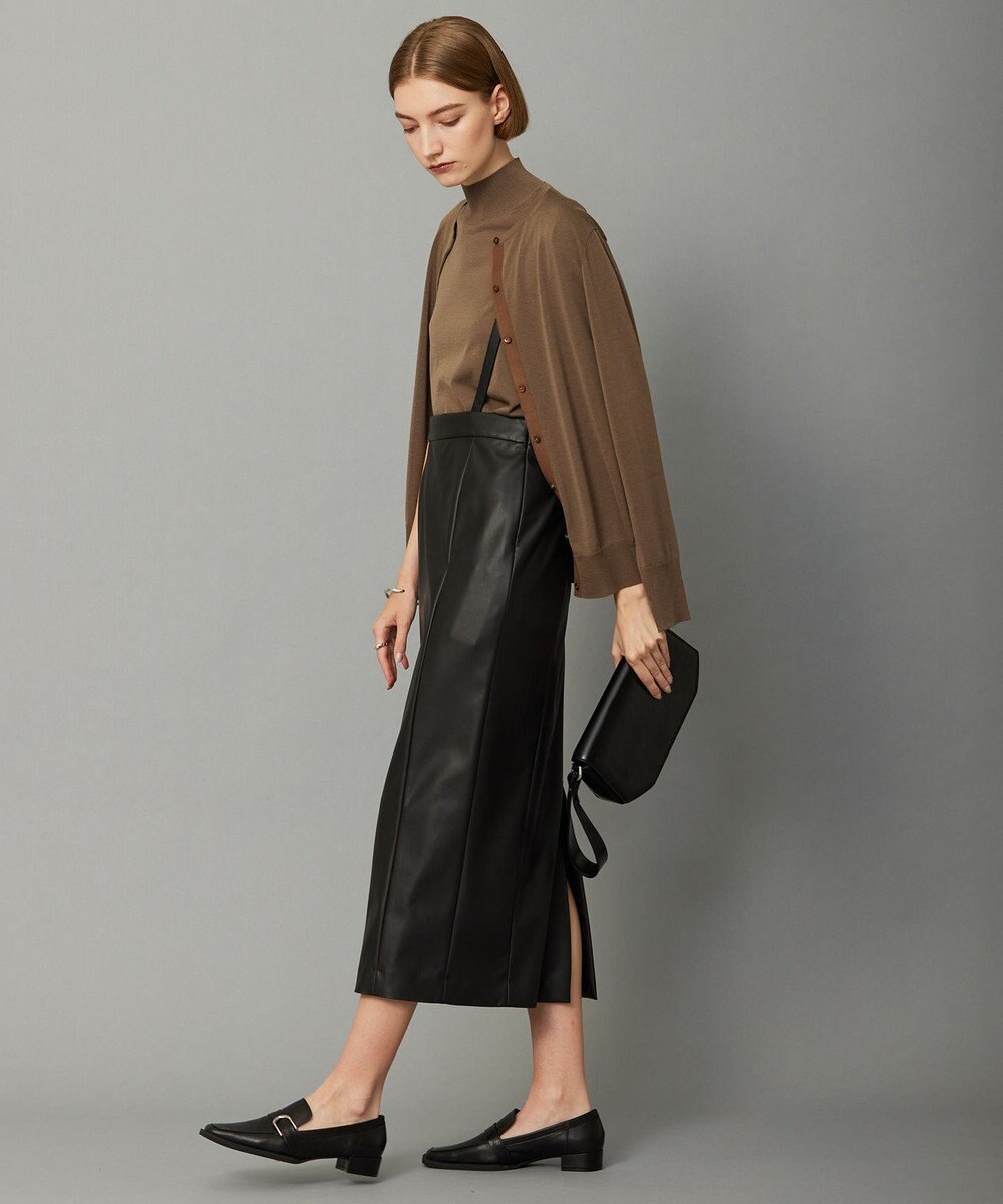 ICB 【洗える】 ウールアセテートハイゲージ カーディガン 