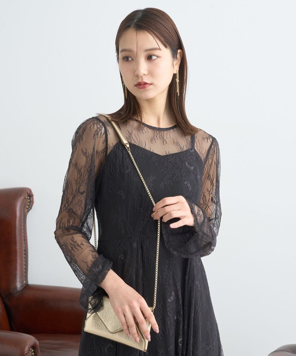 earth music&ecology SET2点レースワンピース＋キャミワンピース 