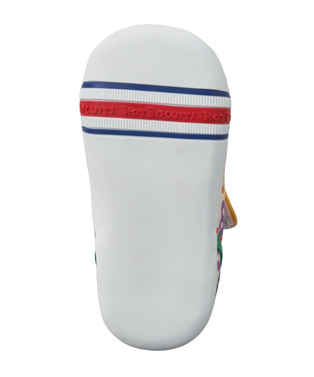 MIKI HOUSE HOT BISCUITS 【11.5-13.5cm】 ロゴ総柄 ファーストベビーシューズ 