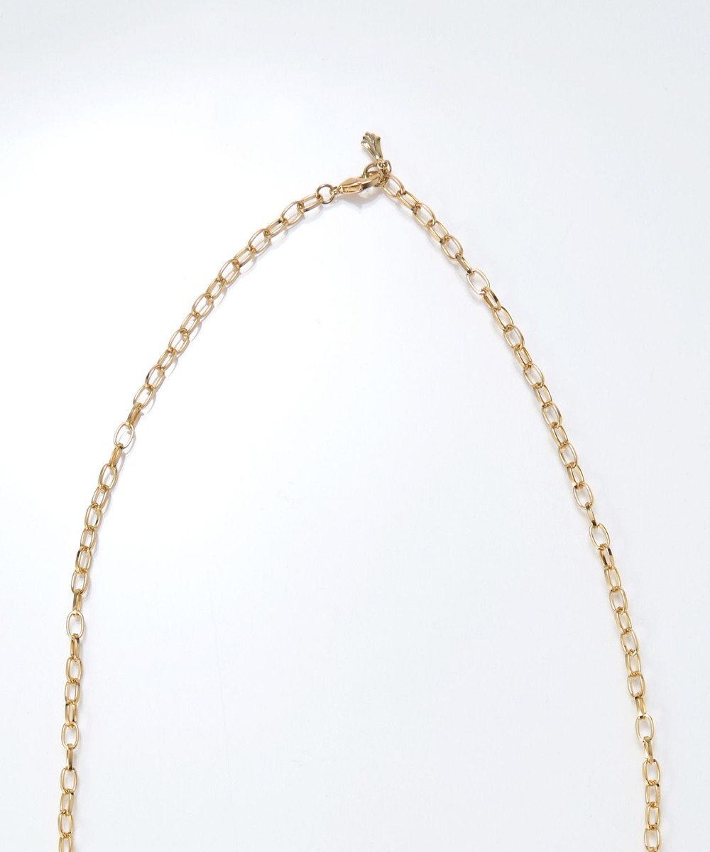 Phoebe 【限定セット】ビッグドロップメタルチェーンネックレス×ドロップハーフフープミニピアス 