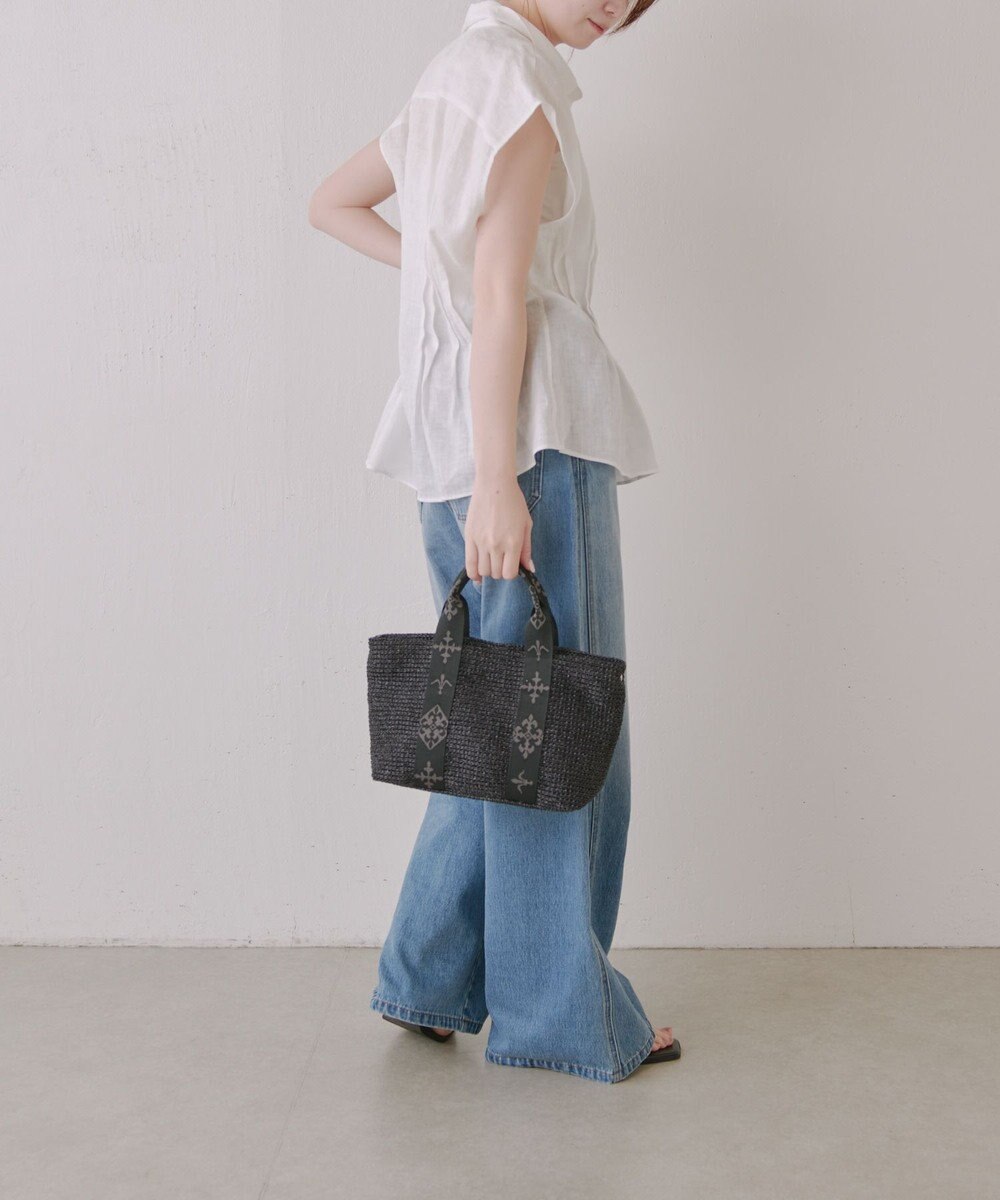 russet ナイロンラフィアデイリーミニトートバッグ(CE-1712) 