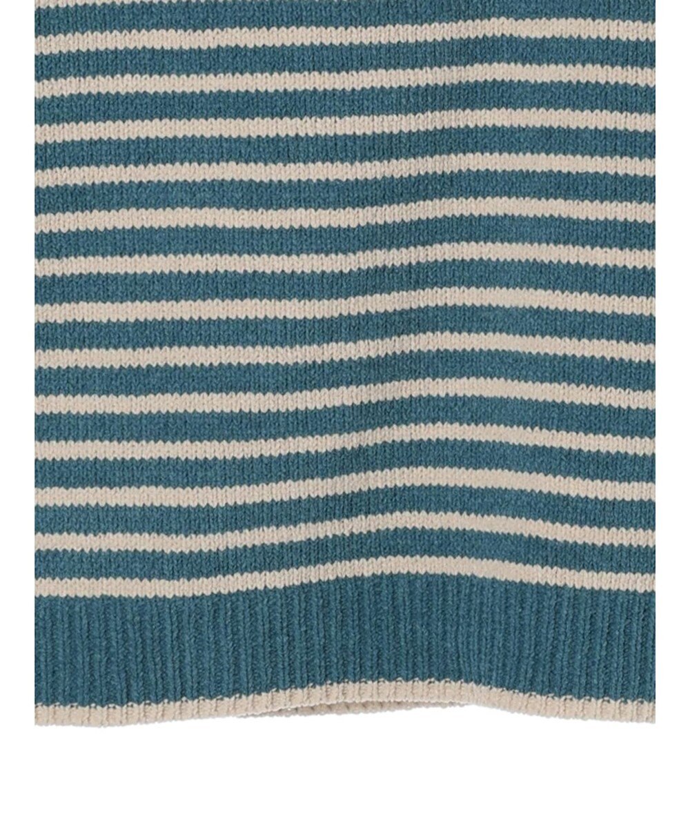 CRAFT STANDARD BOUTIQUE 洗えるモールニットボーダープルオーバー 