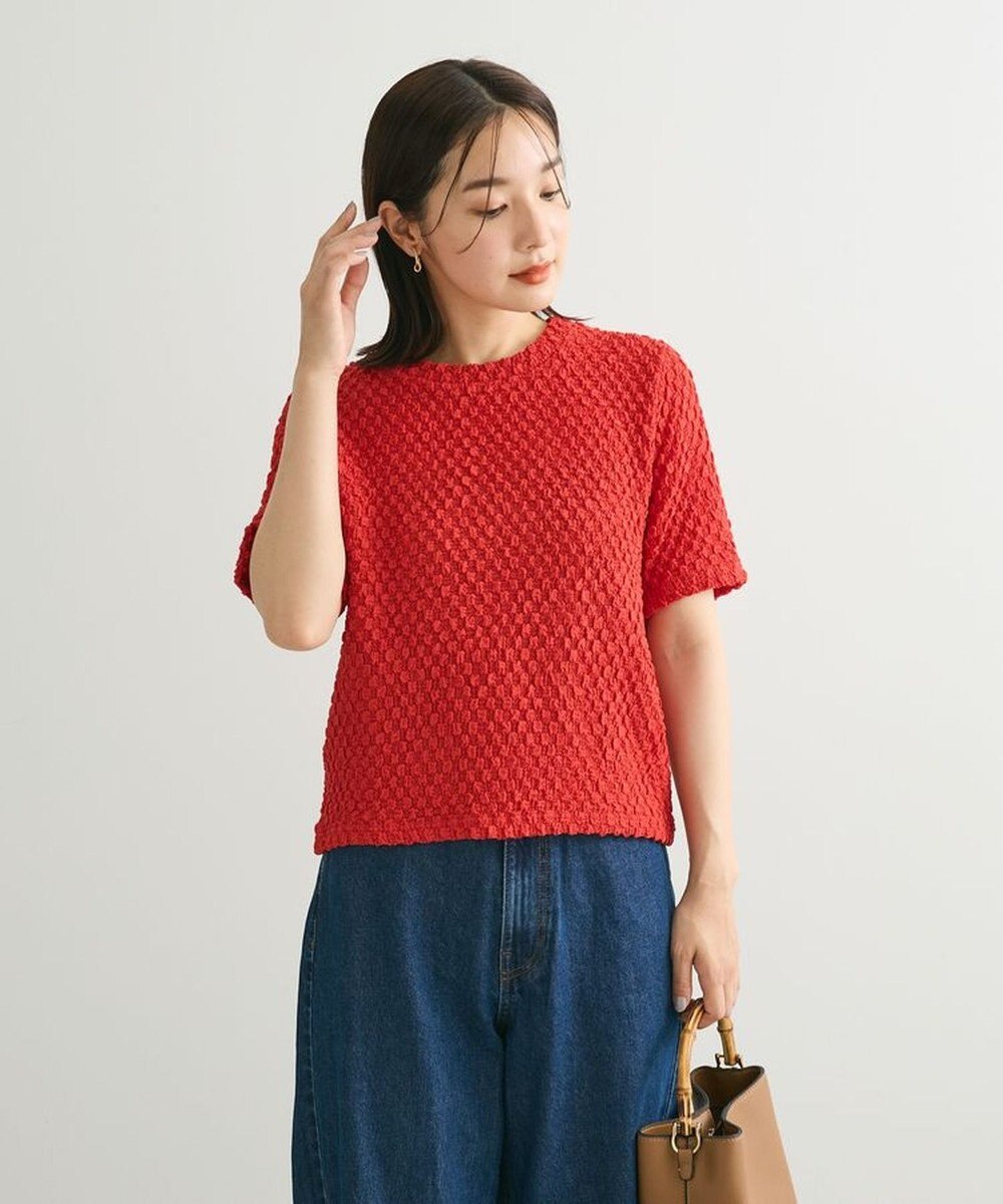 Green Parks ポコポコ５分袖プルオーバー 