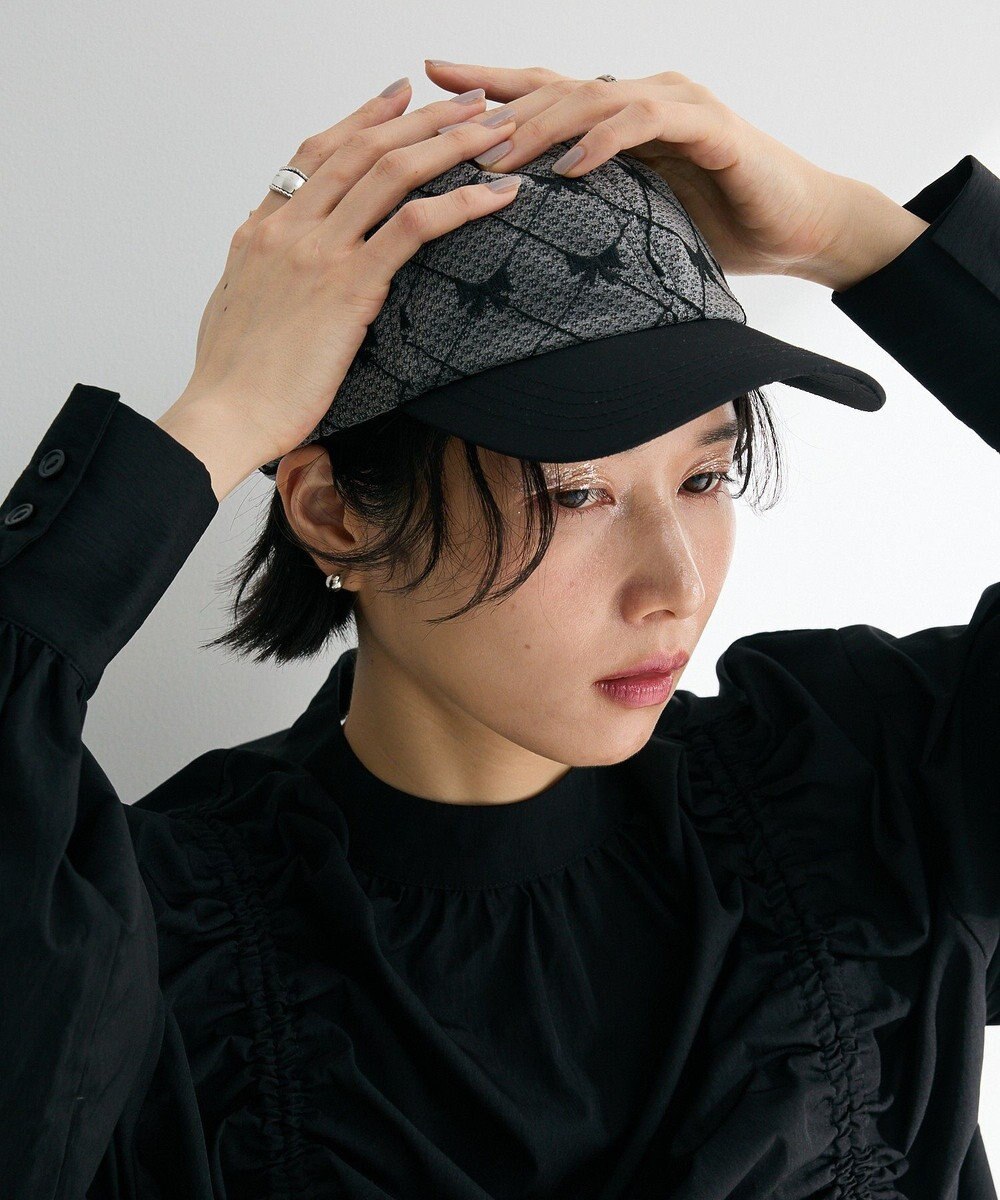 Green Parks ・ＴＯＲＣＨ　リボンジャカードキャップ 