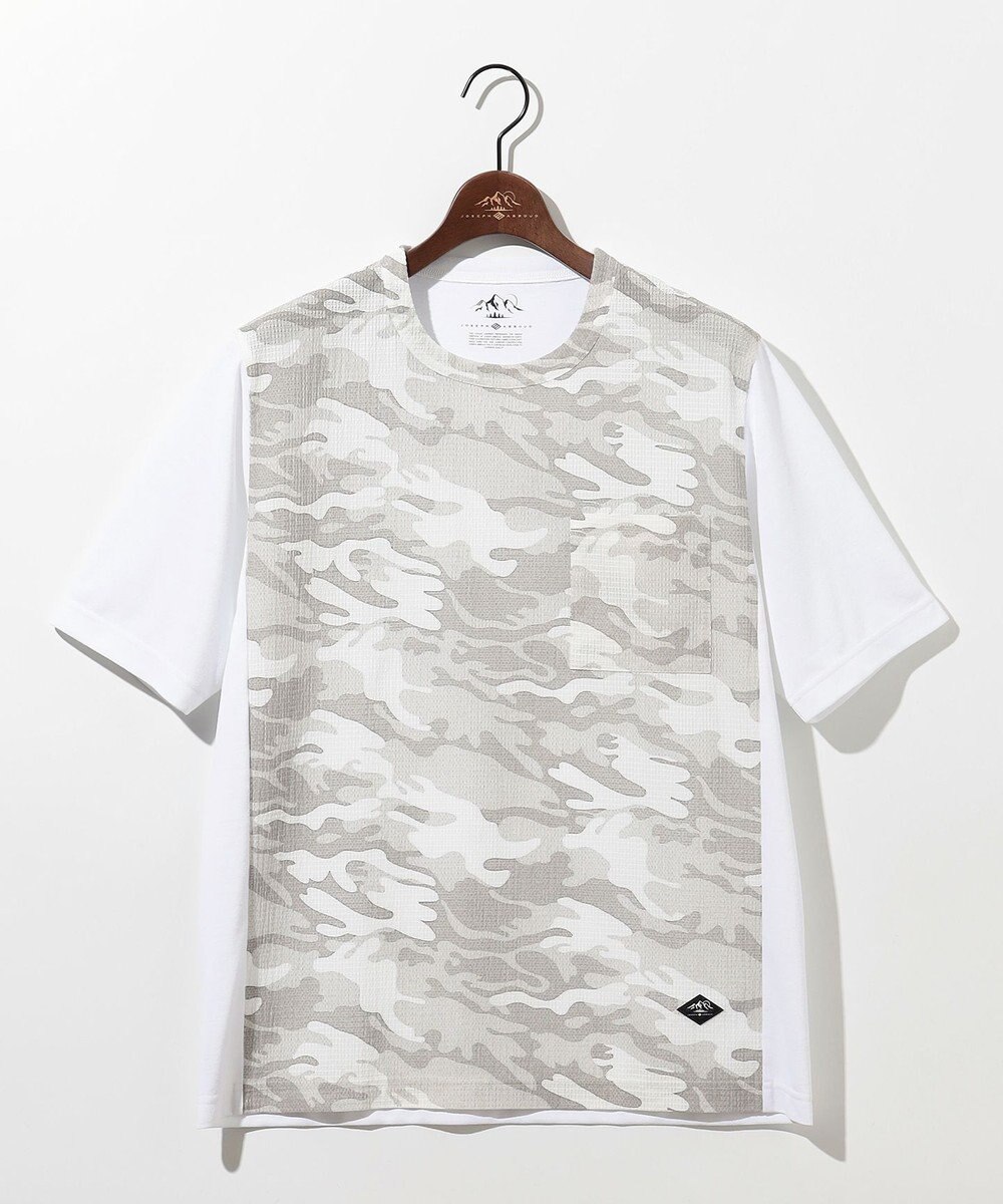JOSEPH ABBOUD MOUNTAIN 【軽量/ストレッチ】メッシュサッカーカモ アウトドア Ｔシャツ 