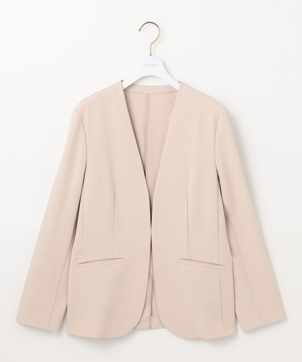 ANY SIS 【UVカット / 接触冷感 / 吸水速乾】スマートビューティストレッチ ノーカラージャケット 